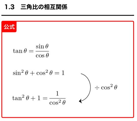 【高校数学Ⅰ】三角比 Sin Cos Tan 公式一覧（変換・正弦定理・余弦定理・面積）｜学校よりわかりやすい高校数学