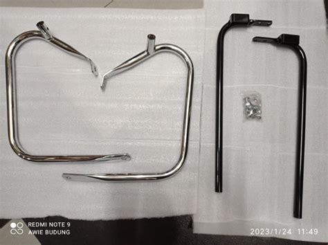 Budung Cycles Drag Specialties Saddlebag Support Kit Chrome Harley Touring 97 08 3501 1243