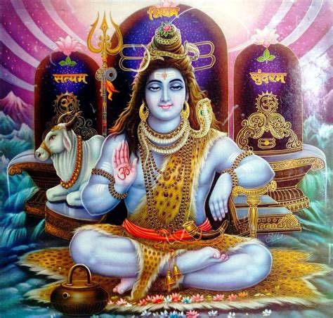 Lord Shiva 1970’s Indian Calendar Print Via Ebay Oldbollywoodposters Shiva Hindu Gods