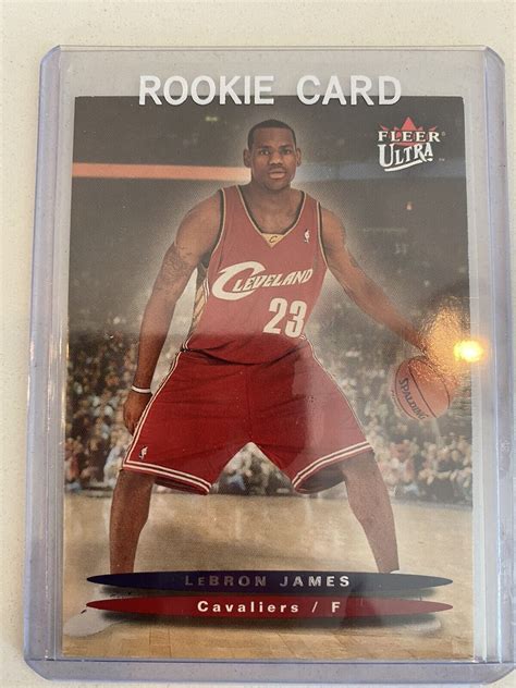 Fleer Ultra Lebron James Rookie Card Nrmt Ebay