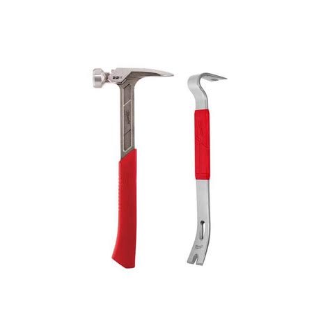 Milwaukee Oz Smooth Face Framing Hammer With In Pry Bar