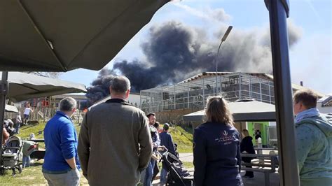 Vogelsberg Feuer Im Vogelpark In Schotten Toilettenwagen In Flammen