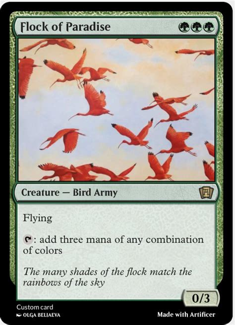 Flock Of Paradise Rcustommagic