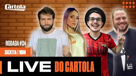 LIVE DO CARTOLA Quer mitar na 24ª rodada Então vem acompanhar as