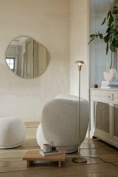 ferm LIVING Rico lounge chair off white Bouclé Finnish Design Shop UK