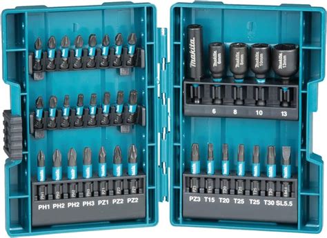 Makita Coffret Dembouts De Visage à Percussion Makita Impact Black 35 Pièces B 66880