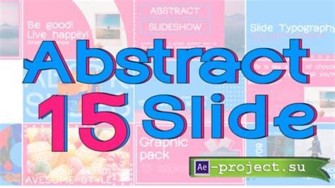 Videohive Abstract Slides Ae Project For After