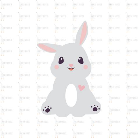 Cute Bunny Svg Cute Rabbit Svg Bunny Rabbit Svg Cutest Etsy