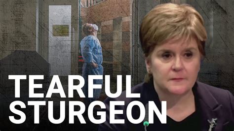 Covid Inquiry Nicola Sturgeon Breaks Down In Tears Youtube