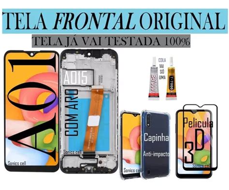 Tela Frontal Original C Aro A A Pelic D Capinha Cola Frete Gr Tis