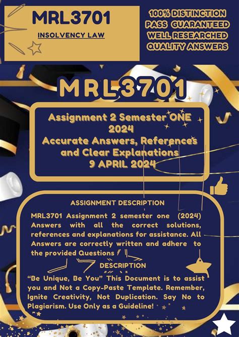 Mrl Assignment Semester One April Accurate