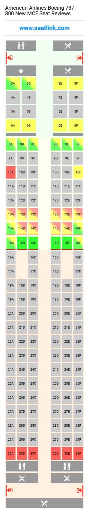 14++ Seating chart boeing 737 800 american airlines