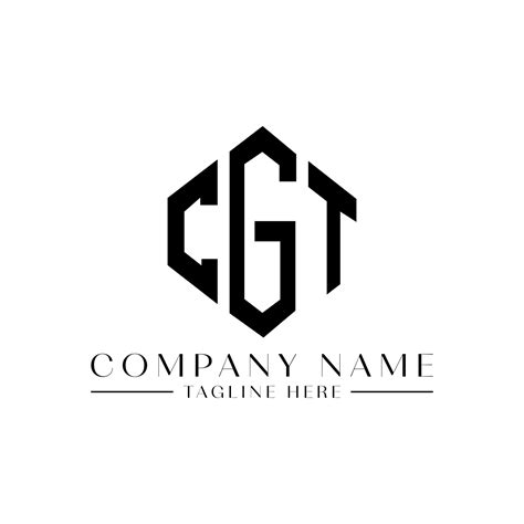 Cgt Letter Logo Design With Polygon Shape Cgt Polygon And Cube Shape