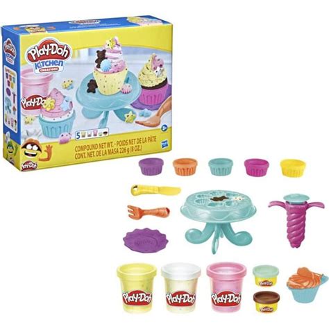 Massinha De Modelar Play Doh Cupcakes Coloridos Hasbro F Dalia