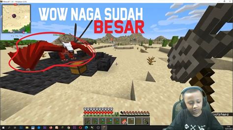 Naga Bayi Jadi Naga Besar Minecraft Modded Epis Youtube