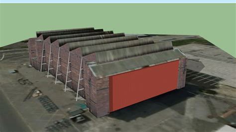 WW2 Aircraft Hangar Filton Airfield Bristol 3D Warehouse