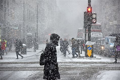 London Snow Storm Stock Photo Download Image Now London England