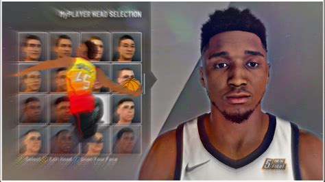 Donovan Mitchell Face Creation Tutorial Nba K Youtube