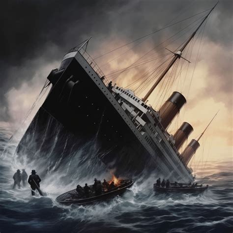 Titanic Sinking Ship Decor, Titanic Poster, Maritime Wall Art, Titanic ...