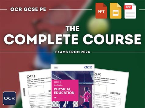 Ocr Gcse Pe The Complete Course Teaching Resources