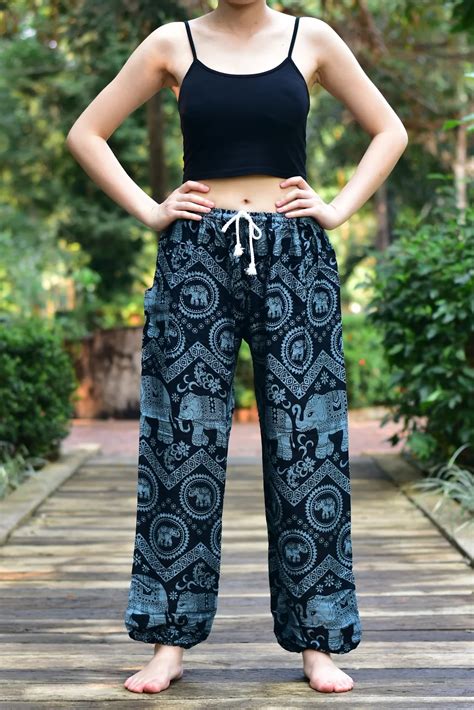 Harem Pants Thai Elephant Print Ph