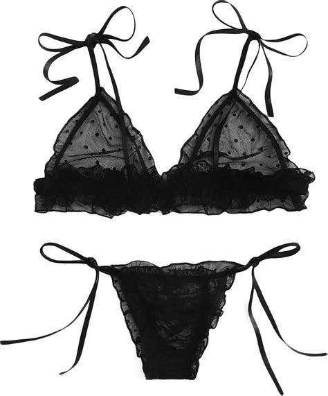 Women S Sexy Lingerie Set Lingerie Flower Sleepwear Thong Sexy G String