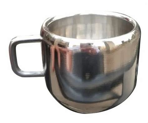 Stainless Steel 50 ML Double Wall Tea Coffee Mug Set At Rs 185 Piece In