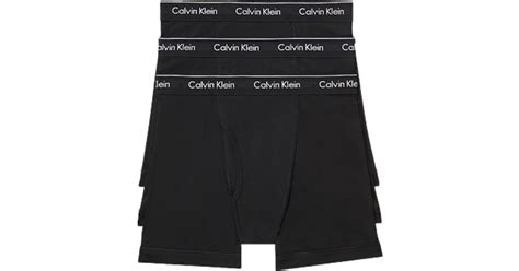 Calvin Klein Cotton Classic Fit Boxer Brief 3 Pack Black Compare Prices Klarna Us