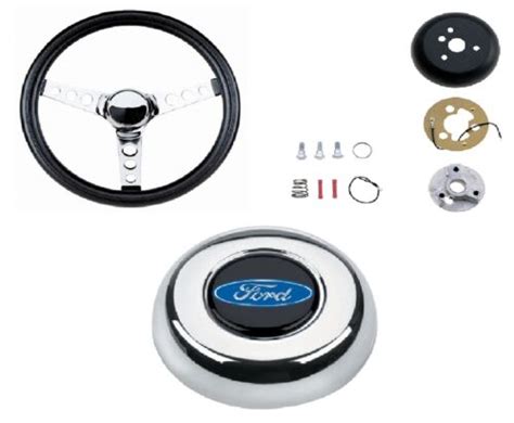 Grant Classic Steering Wheelinstallation Kitchrome Horn Button For