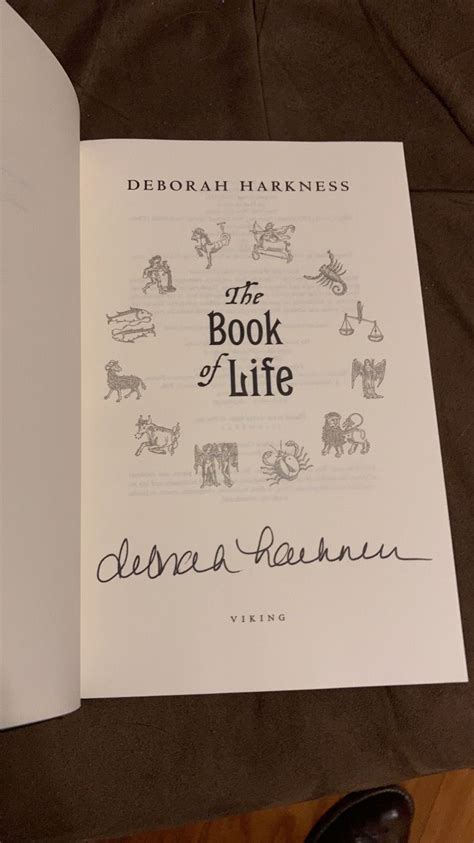 The Book of Life - Signed by Deborah Harkness - Signed First Edition ...