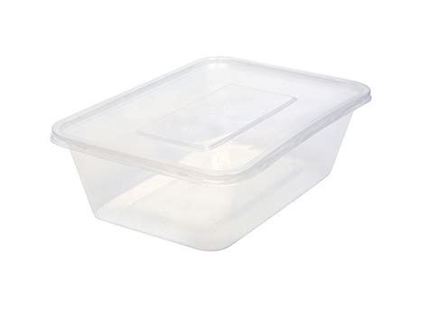 Microwavable Plastic Container Square Sq Pcs Pack