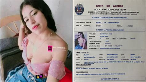 Ica San Clemente Ica Joven Reporta A Su Hermana Menor Desaparecida