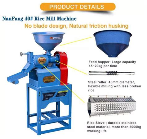 High Quality Portable Rice Mill Crushing And Pulping Multi Function