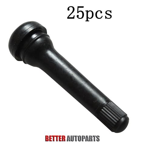 Pcs Tr Valves Standard Snap In Tubeless Rubber Tire Valve Stem