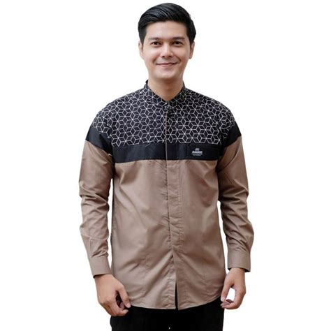 Jual Baju Koko Pria Dewasa Lengan Panjang Premium Distro Koko Ayah Dan