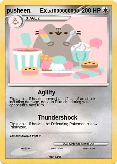 Pokémon Pusheen 494 494 Agility My Pokemon Card