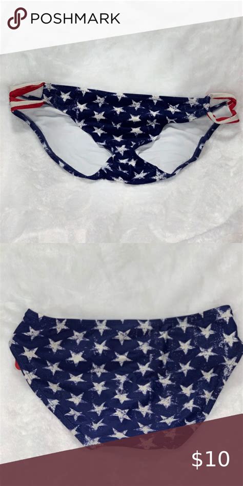 Xhilaration American Flag Bikini Bottoms These Are American Flag Bikini