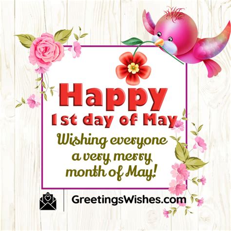 Happy May Month Wishes 01 May Greetings Wishes