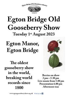 Egton Bridge Old Gooseberry Show Visitwhitby