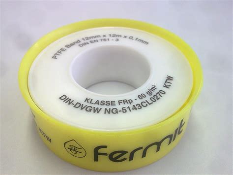 Fermit Ptfe Gewindedichtband F R Metallgewinde Dvgw K K