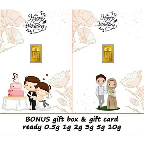 Jual LM Emas Antam Hampers Happy Wedding Gift Series Custom 01 Shopee