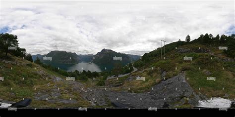 360° view of the geiranger fjord - Alamy