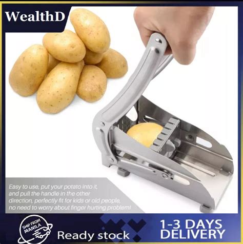 Vegetable 2 Blades Chip Maker Potato Home Chopper Fries Slicer French