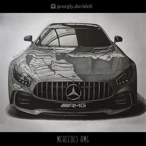 Mercedes Amg By Georgiy Davideli Georgiydavideli Draw To Drive Mercedes Amg Car Drawings