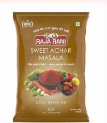 Powder Spicy Raja Rani Sweet Achar Masala Packaging Type Box