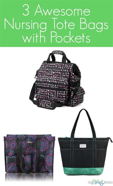 3 Awesome Nursing Tote Bags With Pockets