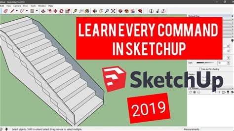 Complete Sketchup Tutorial For Beginners 2020 All Commands In 30 Min