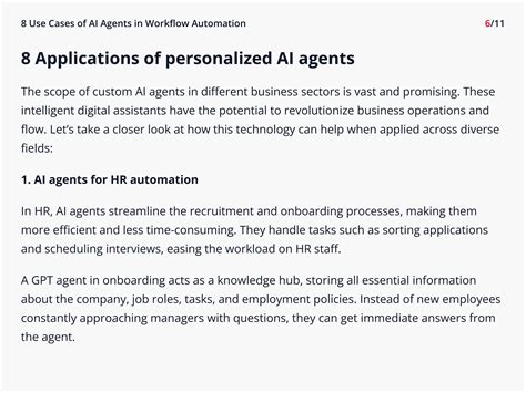 8 Use Cases of AI Agents in Workflow Automation.pdf