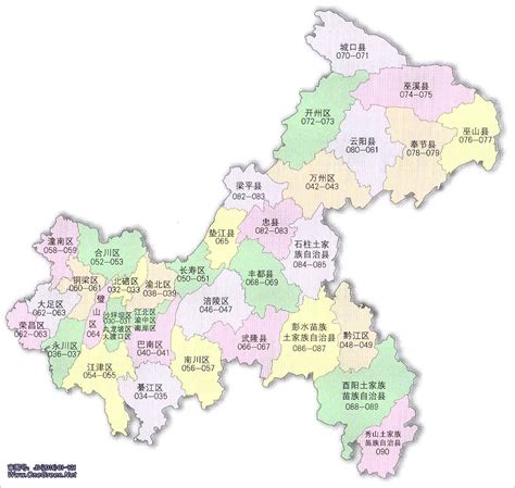 重庆市行政区域图 重庆市地图 地理教师网