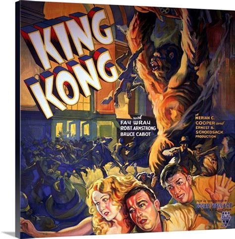 King Kong Vintage Movie Poster King Kong King Kong Movie Science